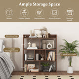 7 Cubes Open-back Bookshelf with Anti-Toppling Devices