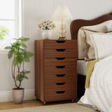 7-Drawer Chest Storage Dresser Floor Cabinet Organizer with Wheels