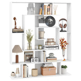 7-Tier Bookshelf  Open Display Shelf Rack for Home Office