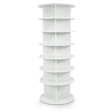 7-Tier Rotating Shoe Rack Tower Freestanding Spinning Shoe Organizer