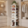 7-Tier Rotating Shoe Rack Tower Freestanding Spinning Shoe Organizer