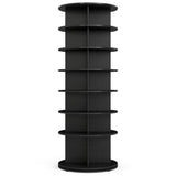 7-Tier Rotating Shoe Rack Tower Freestanding Spinning Shoe Organizer
