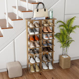 7-Tier Shoe Rack Practical Free Standing Shelves Storage Shelves