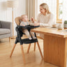 7-in-1 Convertible Foldable Baby High Chair with Adjustable Tray for Kids