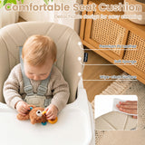 7-in-1 Convertible Foldable Baby High Chair with Adjustable Tray for Kids