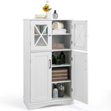 5-Piece Modern Bathroom Suite: Over The Toilet Cabinet + Smart Toilet Bidet + Oval Sink + Floor Cabinet + Clothes Dryer
