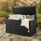 Outdoor Deck Box with Lockable Lid for Garden Tools Cushions