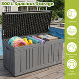 Outdoor Deck Box with Lockable Lid for Garden Tools Cushions