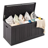 Outdoor Deck Box with Lockable Lid for Garden Tools Cushions