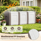 Patio Container with Lockable Lid for Packages and Garden
