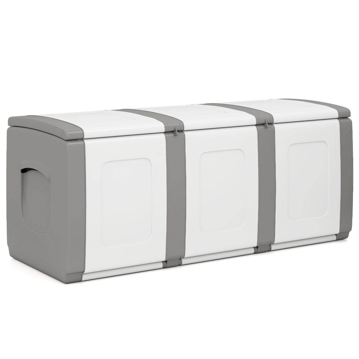 Patio Container with Lockable Lid for Packages and Garden