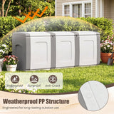 Patio Container with Lockable Lid for Packages and Garden