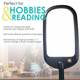 26"H Clamp-on LED Bright Reader Desk Lamp