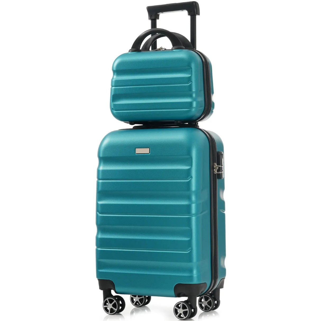 Hardshell ABS Luggage Set - Lightweight & Durable Suitcases with Dual