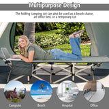 Wide Foldable Camping Cot with Carry Bag