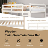 Twin Bunk Bed Children Wooden Bunk Beds Solid Hardwood