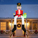 8.7 FT Inflatable Christmas Nutcracker Hanging Decoration for Holiday Decor