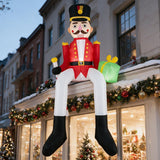 8.7 FT Inflatable Christmas Nutcracker Hanging Decoration for Holiday Decor