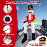 8.7 FT Inflatable Christmas Nutcracker Hanging Decoration for Holiday Decor