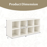 8 Cubbies Shoe Organizer with 500 LBS Weight Capacity