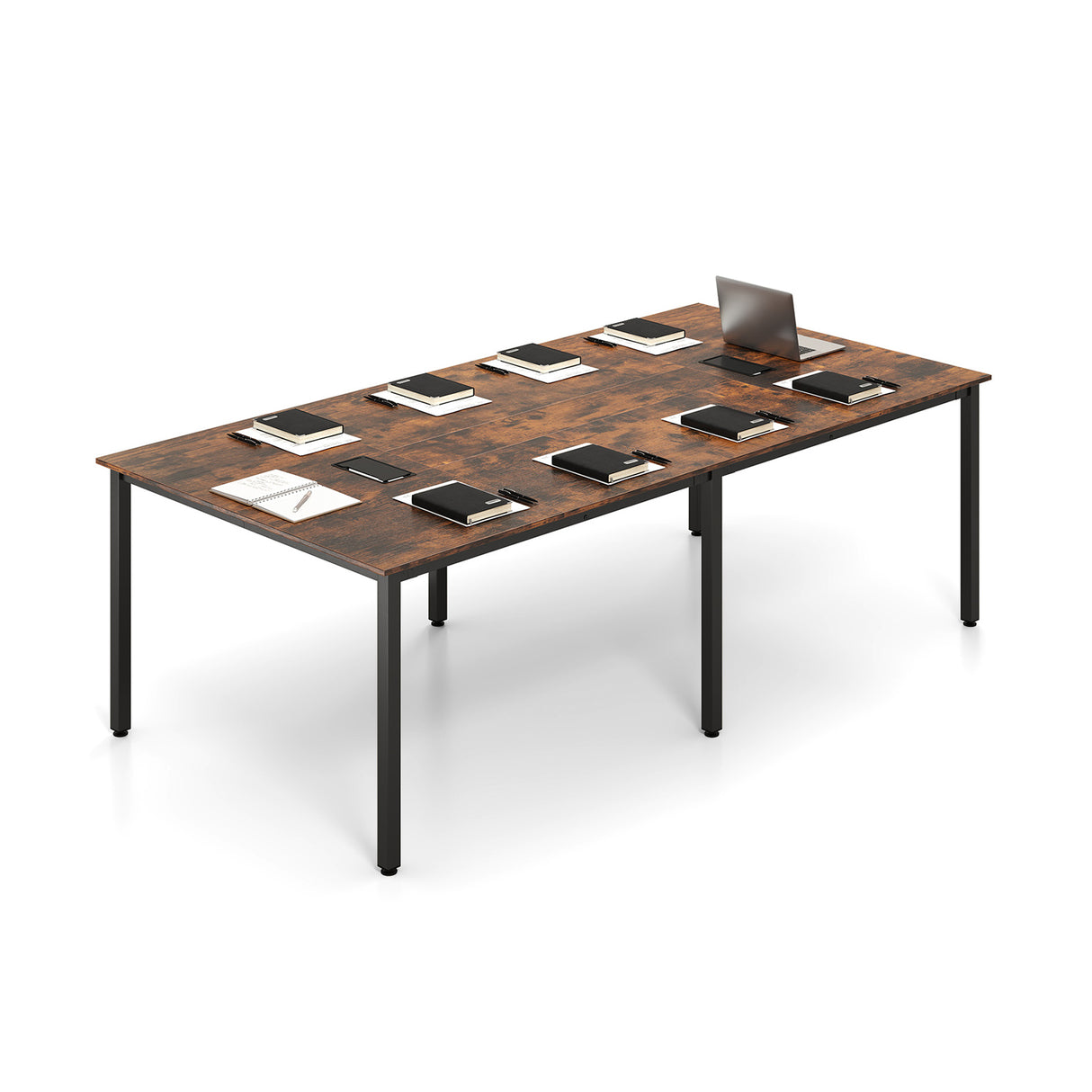 8 FT Conference Room Table Large Meeting Table Seats up to 10 People