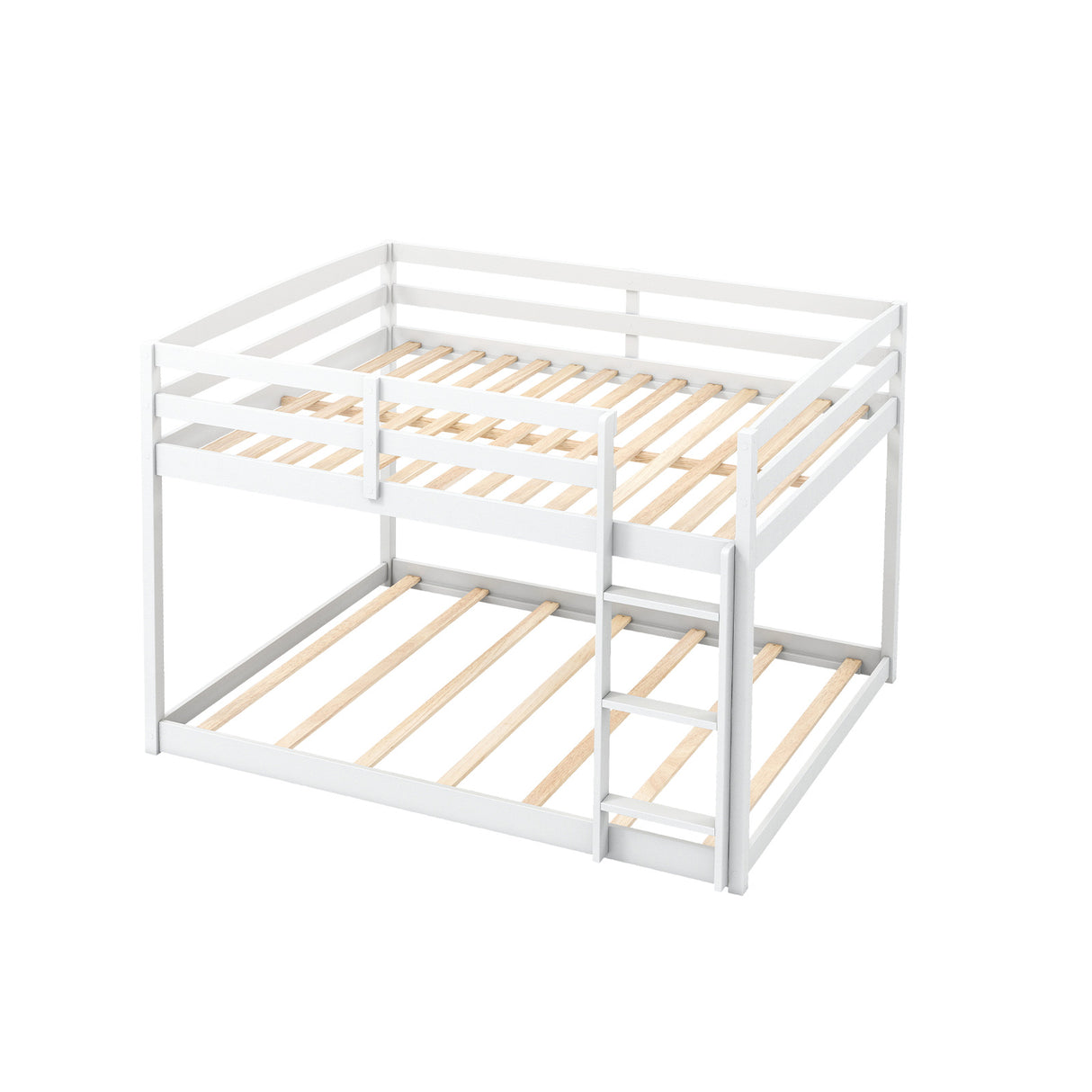 Full Over Full Bunk Bed Low-to-ground Bunk Bed