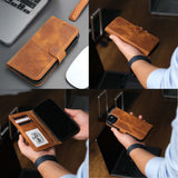 Casper iPhone 16 Wallet Case Leather MagSafe
