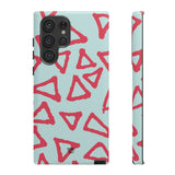 TRIANGLE DOODLE | Tough Phone Case