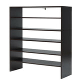 3 Pieces 31-Inch Stackable Multi-Shape Shoe Rack
