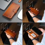 Casper Leather iPhone 14 Plus Wallet Case | MagSafe