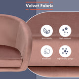 360 Degree Swivel Makeup Stool Accent Chair with Round Back and Metal Base