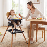 9-in-1 Convertible High Chair for Babies and Toddlers with Seat Cushion