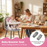 9-in-1 Convertible High Chair with Solid Wood Legs for Babies and Toddlers