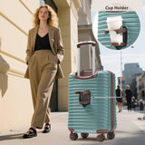 Hardshell Luggage Set with TSA Lock, 360° Spinner Wheels, Lightweight