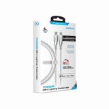 Naztech Titanium USB-C to Lightning Braided Cable 6ft