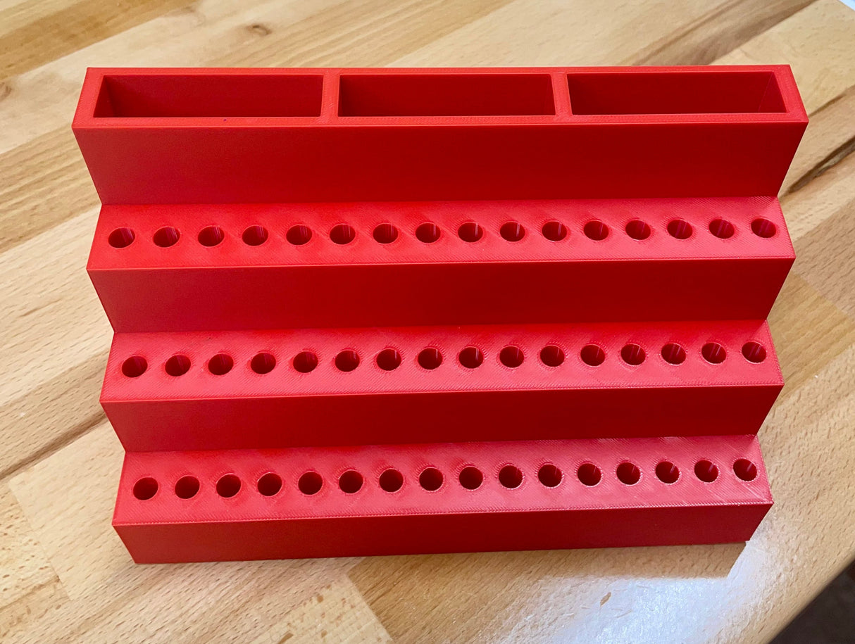 Large 48 Colored Pencil Caddy with Back Storage