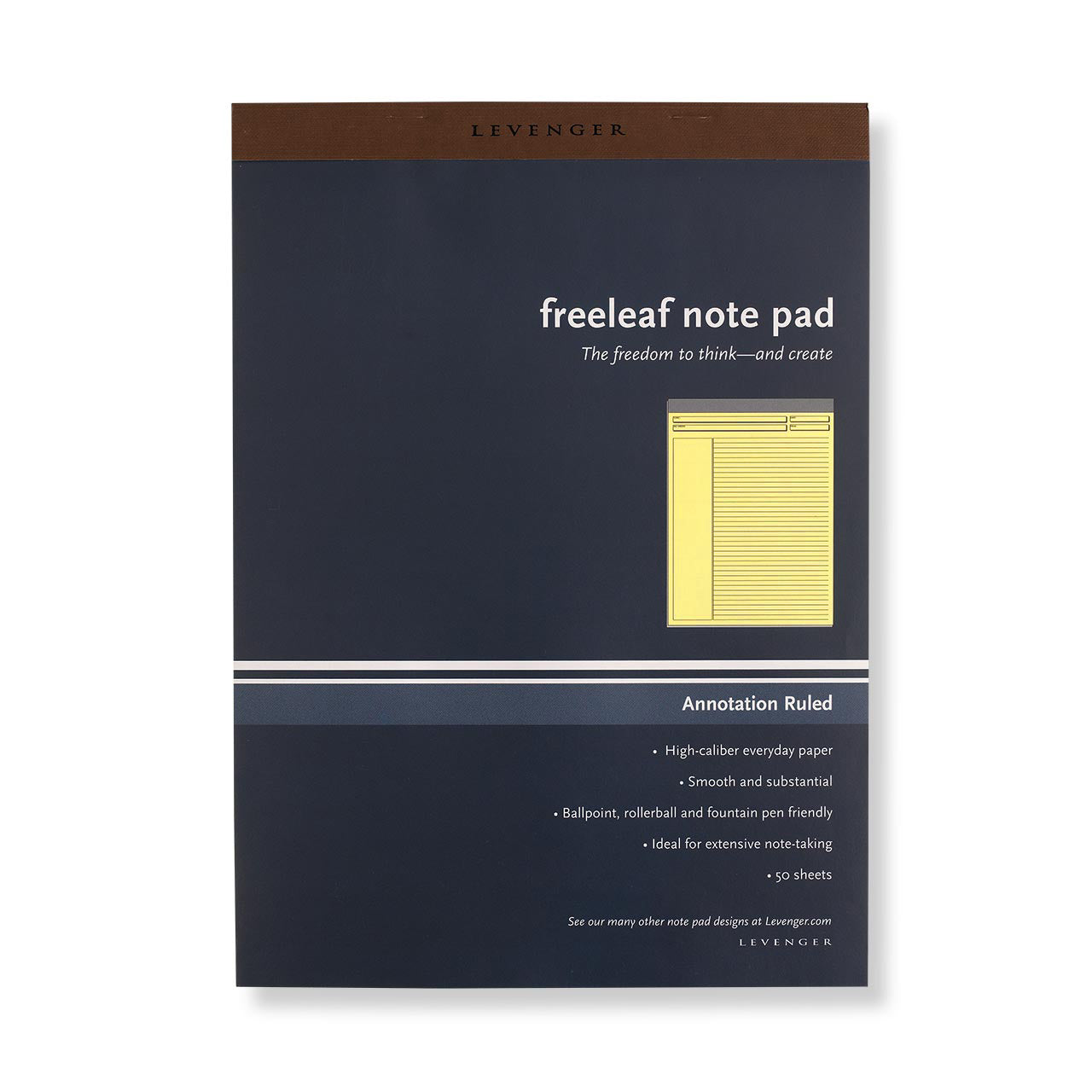 Freeleaf Yellow Annotation Ruled Pads (set of 5)