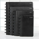 Circa Smooth Sliver Discbound Notebook with Pockets