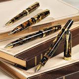 True Writer Classic Golden Dark Tortoise Fountain Pen