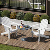 Acacia Wood Lounge Patio Adirondack Chair with Inclined Seat