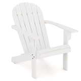 Acacia Wood Lounge Patio Adirondack Chair with Inclined Seat