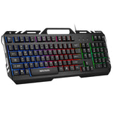 Enhance Infiltrate KL2 Membrane Gaming Keyboard – Multi-Color LED – Metal Build – Quiet Switches