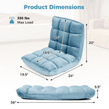 14-Position Adjustable Cushioned Floor Chair