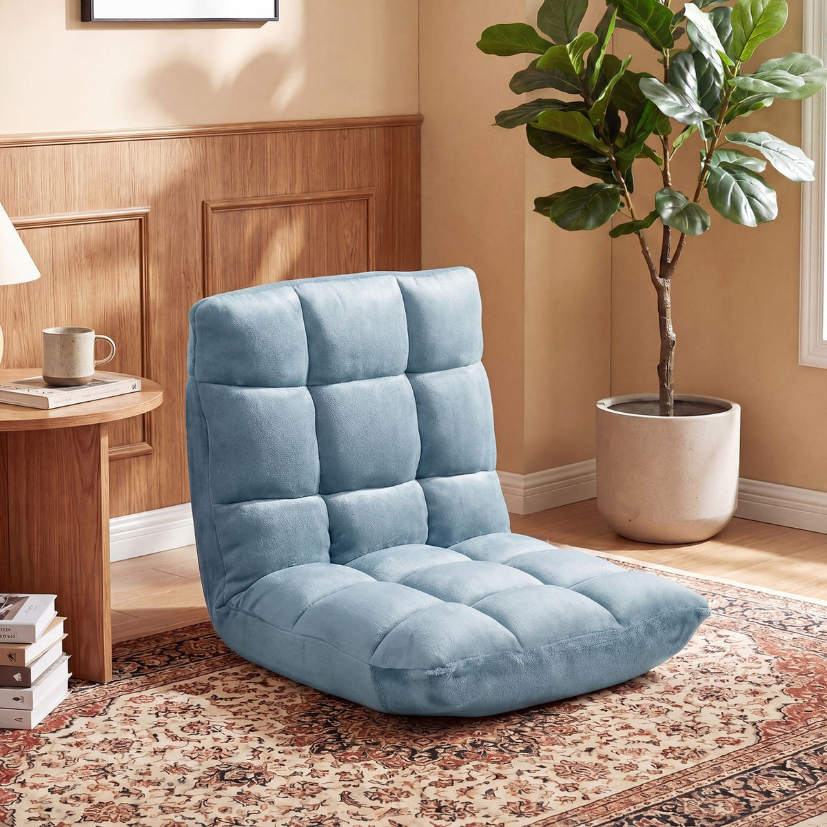 14-Position Adjustable Cushioned Floor Chair