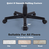 Adjustable Height Ergonomic Home Office Chair with Lumbar Support and 90Â°-115Â° Rocking-1/Rocking-2 Piece/Pieces