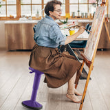 Adjustable Active Learning Stool Sitting Home Office Wobble Chair with Cushion Seat