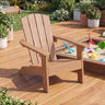 All-Weather HIPS/HDPE Kid's Adirondack Chair with with High Backrest and Armrests