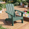 All-Weather HIPS/HDPE Kid's Adirondack Chair with with High Backrest and Armrests