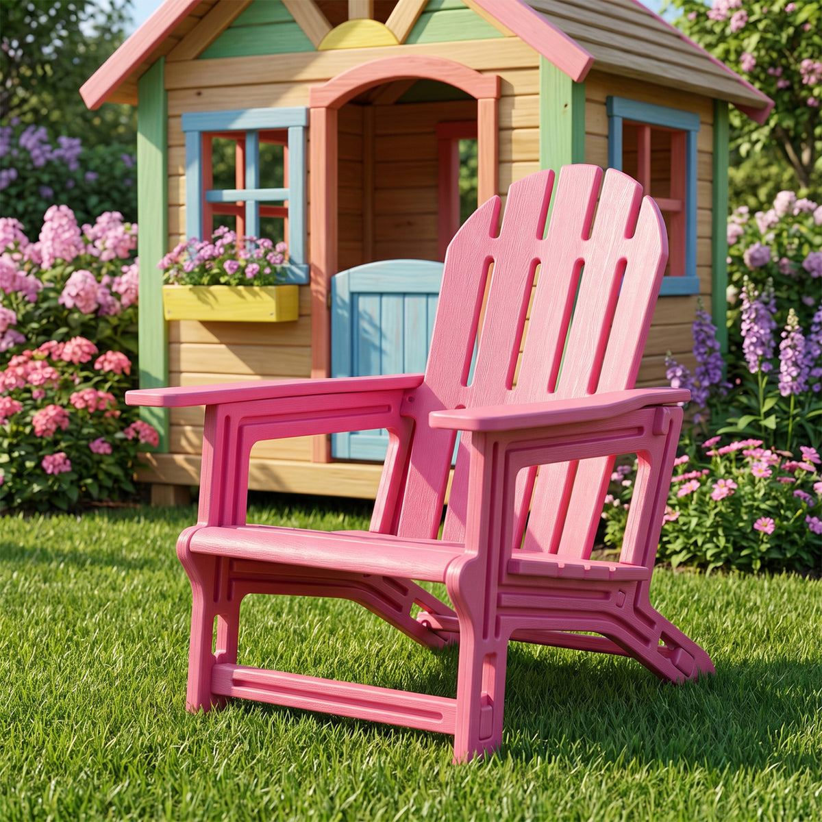 All-Weather Outdoor Kids Patio Seating with Ergonomic Design