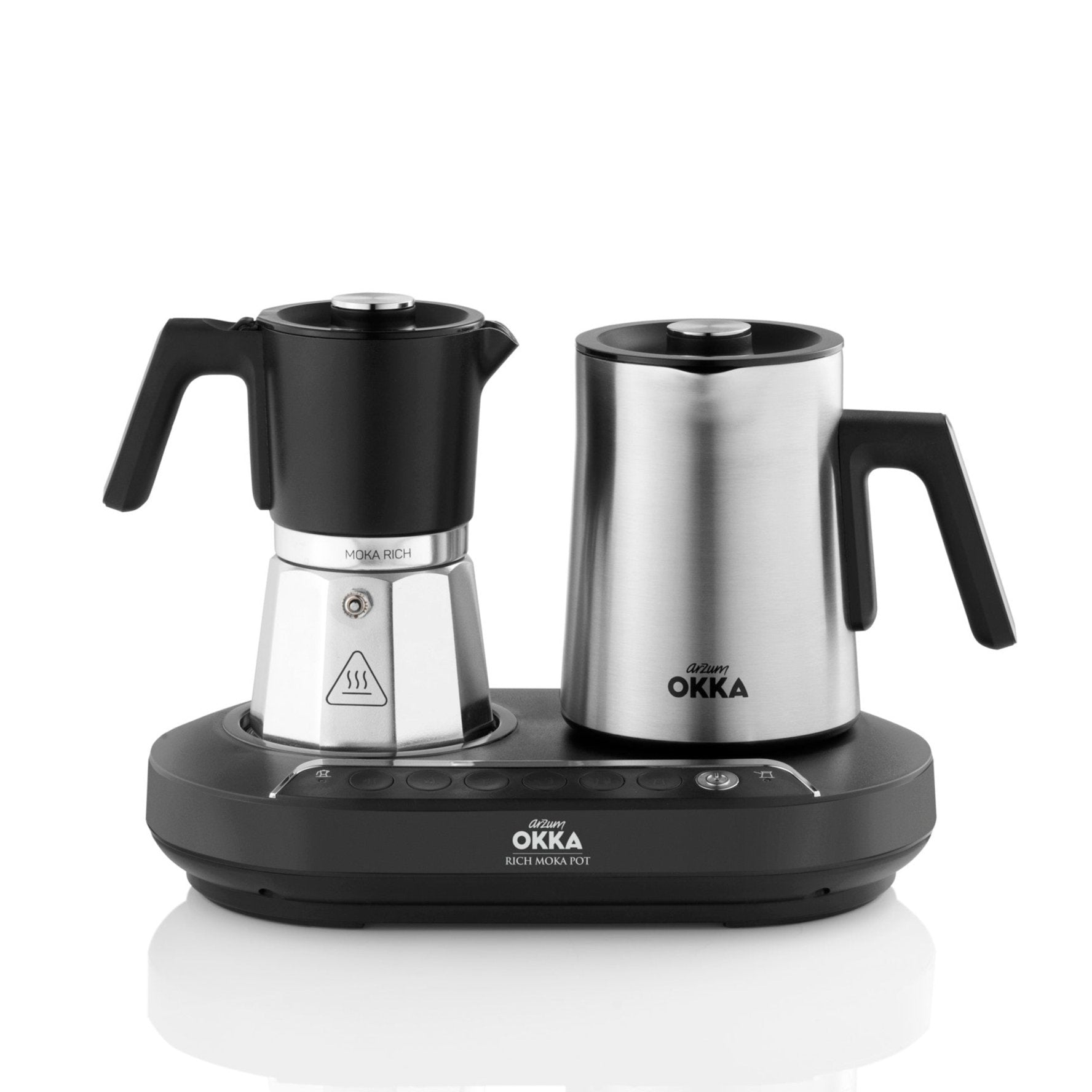 Arzum Okka Rich Moka Pot Turkish Coffee and Moka Maker, Velvetiser
